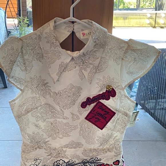 Unique, gorgeous NWT Simon’s dress - Picture 4 of 5